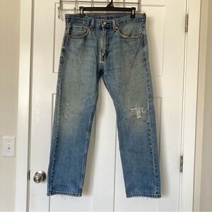 Levi Strauss 505TM Men’s Blue Jeans, Size W34 L30